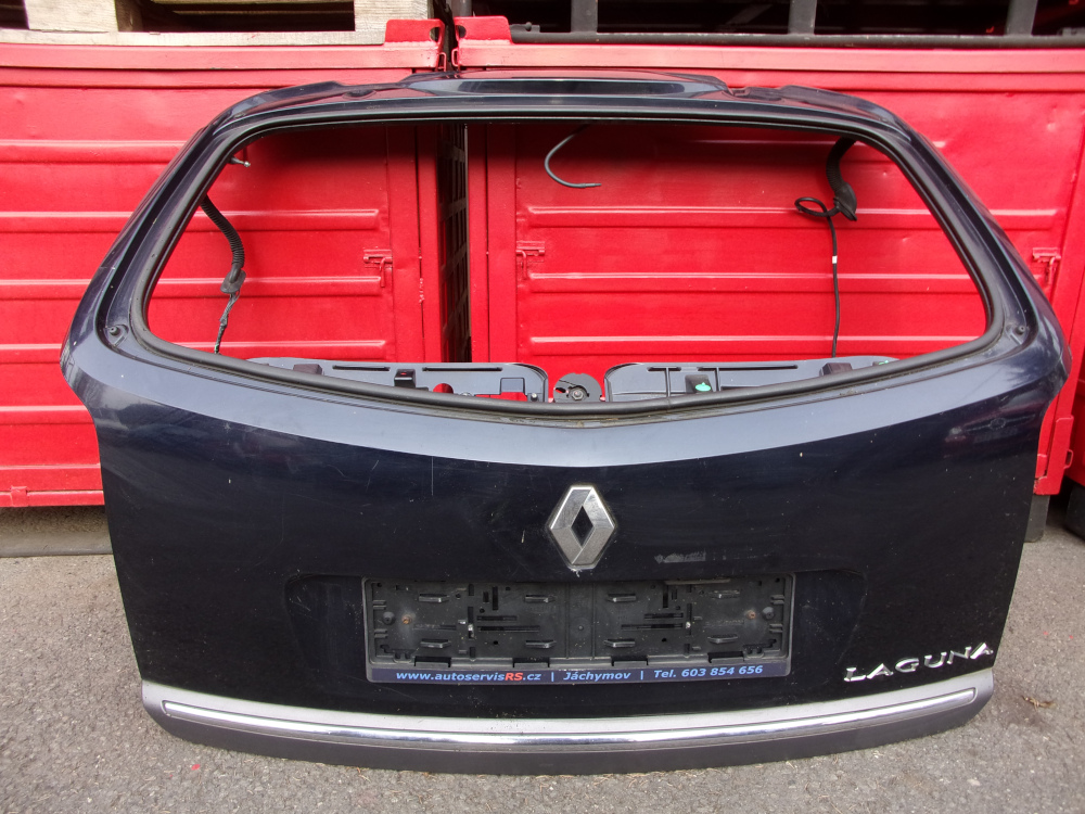 5. dveře Renault Laguna II Grandtour, verze s výklopným sklem, bez skla