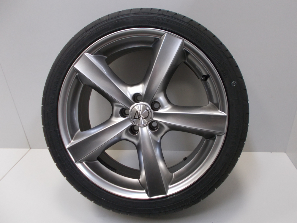 Škoda, VW 7,5x18 ET35 5x100x57 DEZENT - 225/40/18 92W TOMKET, letní obutá sada